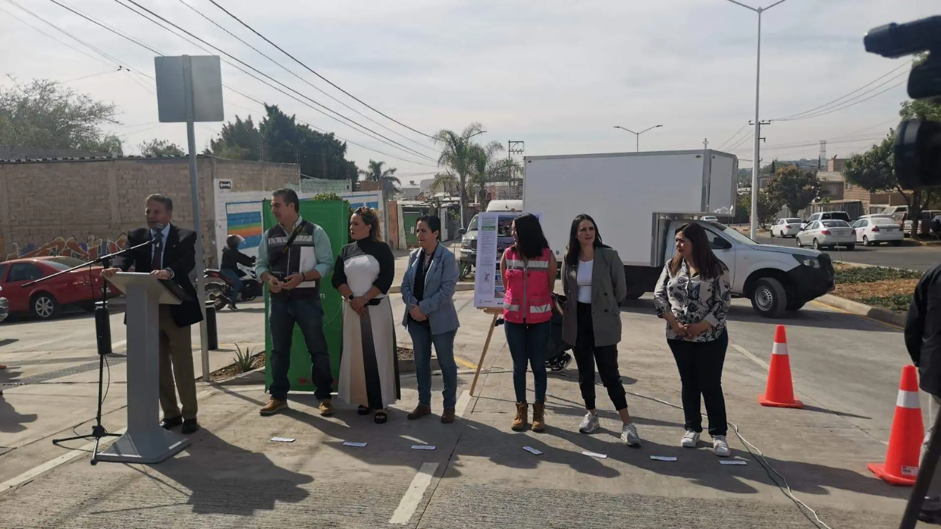 Obras en calles Frangie